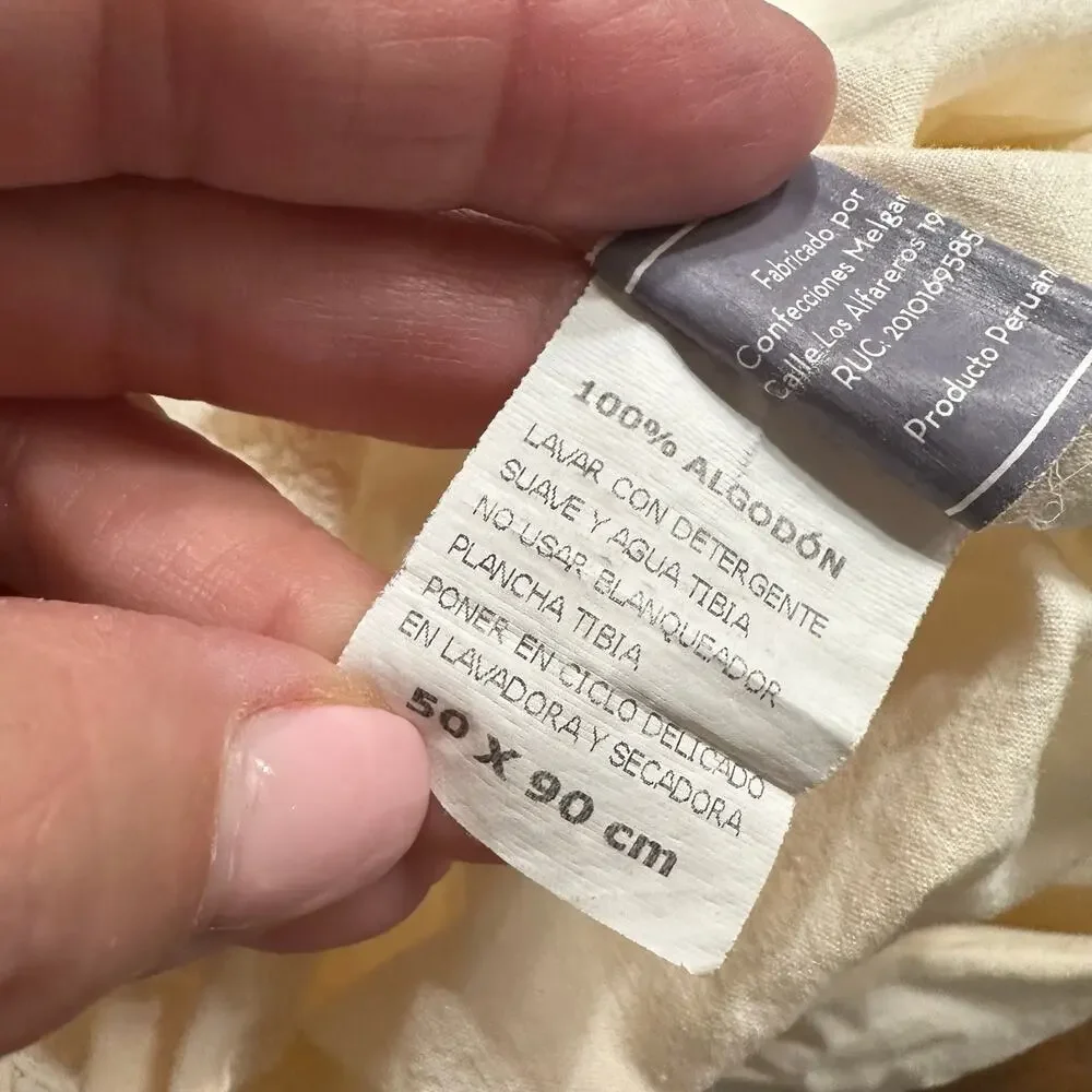 Roberta Allen Cotton Flat Sheet with Two Shams | King Sized Light Butter Yellow